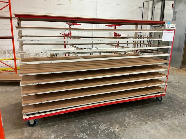 Transportkar met legplanken - afbeelding 1 van  8