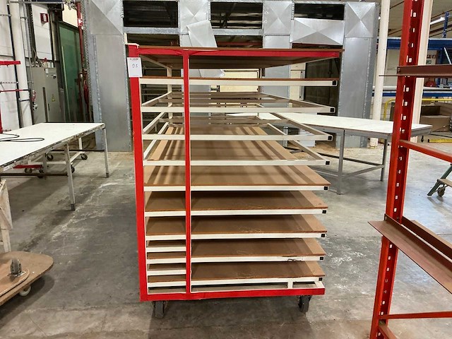 Transportkar met legplanken - afbeelding 5 van  8