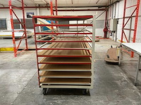 Transportkar met legplanken - afbeelding 2 van  8
