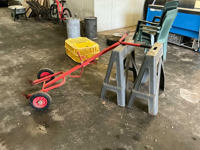 Transportkar olievat - afbeelding 1 van  4