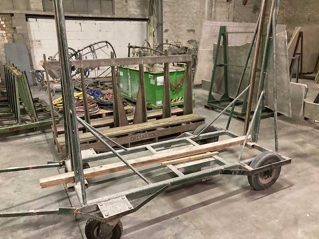 Transportkar voor platen natuursteen - afbeelding 1 van  2