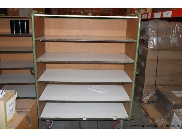 Transportkar vv 5 legplanken - afbeelding 1 van  1