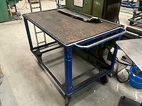 Transportkar/magazijnkar (2x) - afbeelding 5 van  7