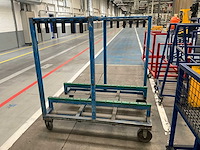 Transportkar/magazijnkar/stapelkar (5x) - afbeelding 1 van  13