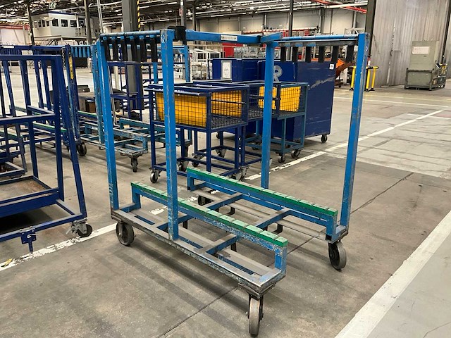 Transportkar/magazijnkar/stapelkar (5x) - afbeelding 9 van  13