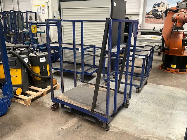 Transport/magazijnkar (2x) - afbeelding 1 van  7