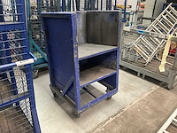 Transport/magazijnkar/stapelkar (2x) - afbeelding 2 van  7