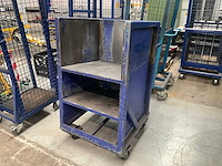 Transport/magazijnkar/stapelkar (2x) - afbeelding 3 van  7