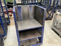 Transport/magazijnkar/stapelkar (2x) - afbeelding 6 van  7