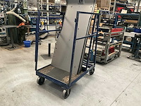 Transport/magazijnkar/stapelkar (2x) - afbeelding 2 van  8