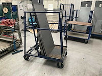 Transport/magazijnkar/stapelkar (2x) - afbeelding 4 van  8