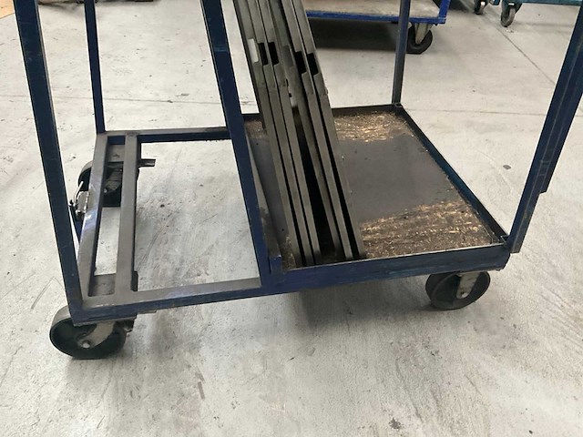 Transport/magazijnkar/stapelkar (2x) - afbeelding 5 van  8