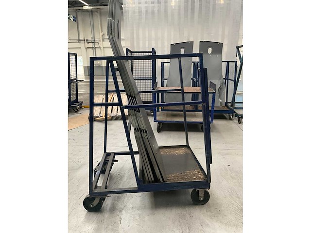 Transport/magazijnkar/stapelkar (2x) - afbeelding 6 van  8