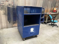 Transport/magazijnkar/stapelkar (2x) - afbeelding 1 van  6