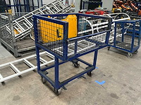 Transport/magazijnkar/stapelkar (4x) - afbeelding 2 van  8