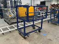 Transport/magazijnkar/stapelkar (4x) - afbeelding 3 van  8