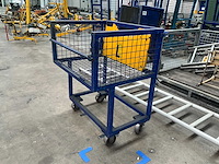 Transport/magazijnkar/stapelkar (4x) - afbeelding 4 van  8