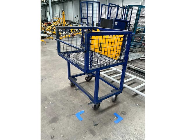 Transport/magazijnkar/stapelkar (4x) - afbeelding 5 van  8