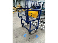 Transport/magazijnkar/stapelkar (4x) - afbeelding 5 van  8