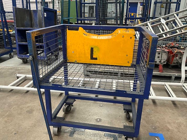 Transport/magazijnkar/stapelkar (4x) - afbeelding 7 van  8