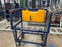 Transport/magazijnkar/stapelkar (4x) - afbeelding 7 van  8