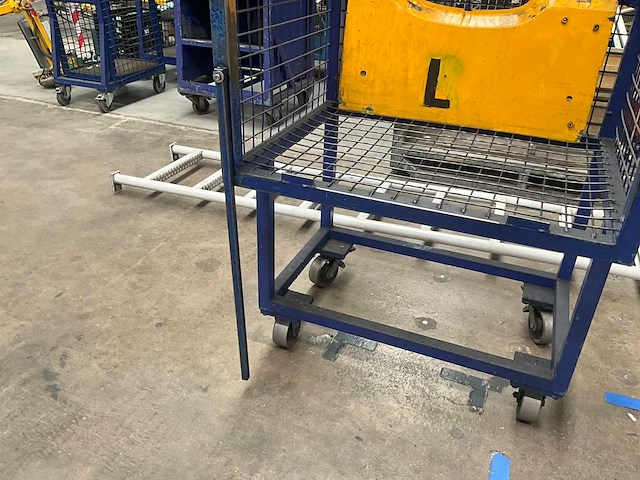 Transport/magazijnkar/stapelkar (4x) - afbeelding 8 van  8