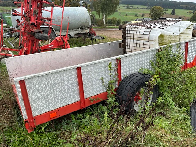 Transporttrailer - trailer – oud fristein loaderwagenchassis – gerenoveerd - afbeelding 3 van  13