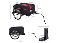 Transporttrailer, vrachtfiets, trekstang inbegrepen - afbeelding 4 van  6