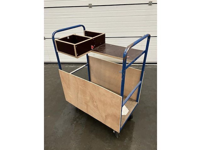 Transportwagen met 2 laadvlakken - afbeelding 1 van  3