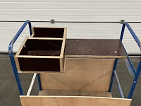 Transportwagen met 2 laadvlakken - afbeelding 2 van  3