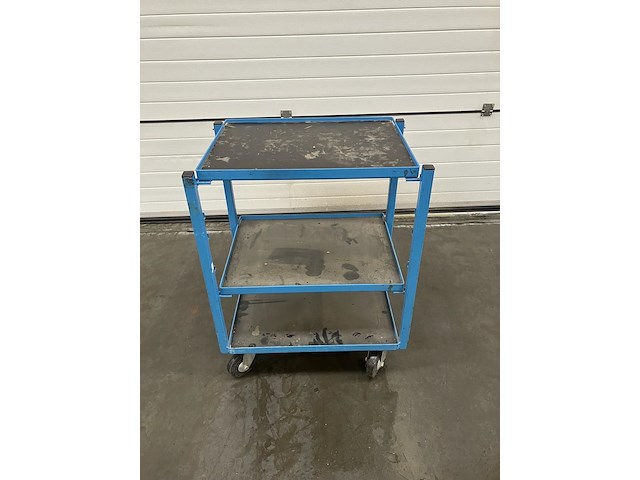 Transportwagen met 3 laadvlakken - afbeelding 1 van  2