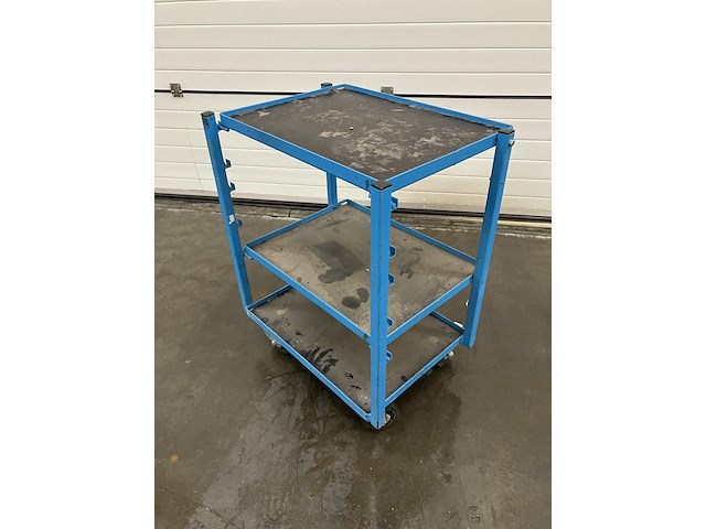 Transportwagen met 3 laadvlakken - afbeelding 2 van  2