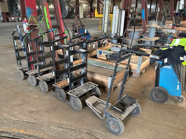 Transportwagen tig-lasmachine (6x) - afbeelding 1 van  3