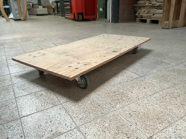 Transportwagen/plateaukar (4x) - afbeelding 2 van  4