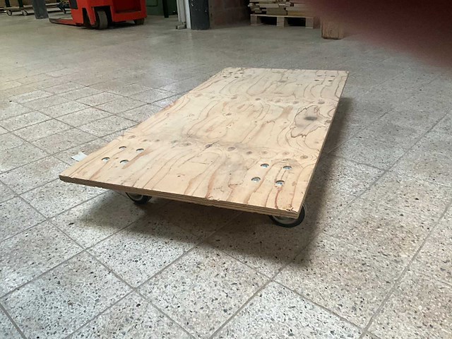 Transportwagen/plateaukar (4x) - afbeelding 3 van  4