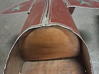 Trapauto (vliegtuig) j 1930 in goede staat (antiek) h 670 mm b 920 mm l 1100 mm - afbeelding 2 van  10