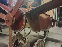 Trapauto (vliegtuig) j 1930 in goede staat (antiek) h 670 mm b 920 mm l 1100 mm - afbeelding 10 van  10