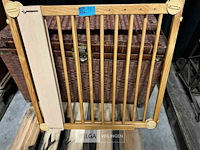 Traphekje + rieten mand + deco ree beeld - afbeelding 4 van  5