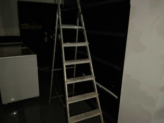Trapladder, 7 treden - afbeelding 1 van  1
