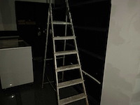 Trapladder, 7 treden - afbeelding 1 van  1
