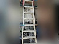 Trapladder alu 10 treden - afbeelding 1 van  3