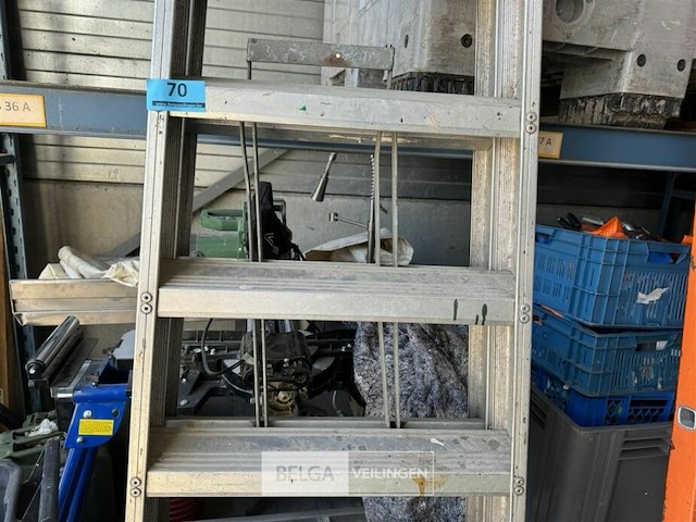 Trapladder alu 10 treden - afbeelding 2 van  3