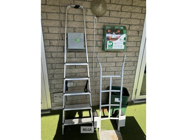 Trapladder + stootkar - afbeelding 2 van  5