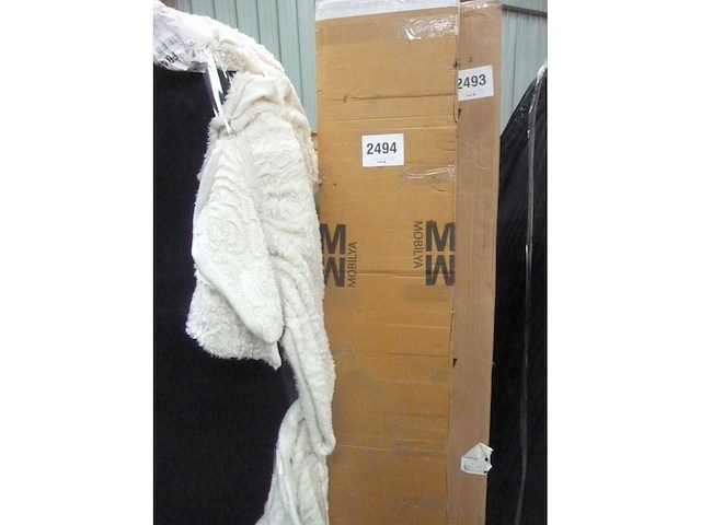 Travertijn en verzilverd metalen tv-meubel - afbeelding 8 van  8