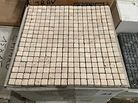 Travertin chiaro mozaïek tegel - afbeelding 1 van  3
