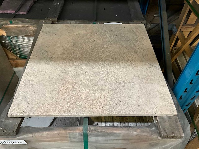 Travertin turkije natuursteen tuintegel - afbeelding 1 van  4