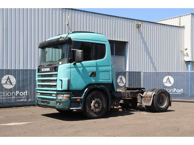 Trekker scania 124l 420 diesel 2002 - afbeelding 1 van  1
