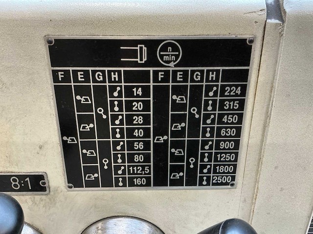 Trens sn 32 horizontale draaibank - afbeelding 3 van  17