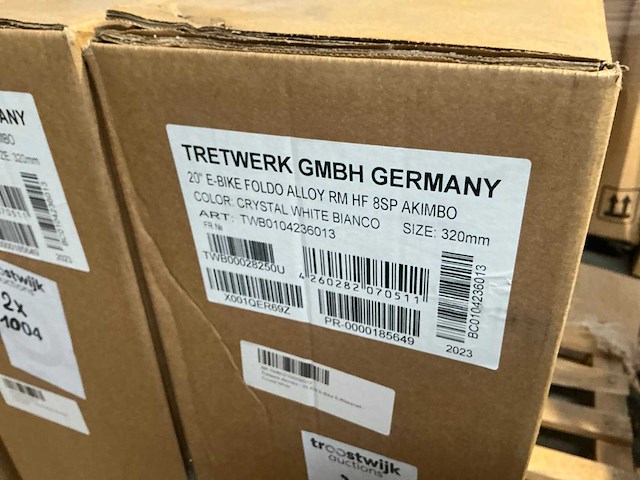 Tretwerk 20” foldo akimbo elektrische plooifiets (2x) - afbeelding 7 van  9
