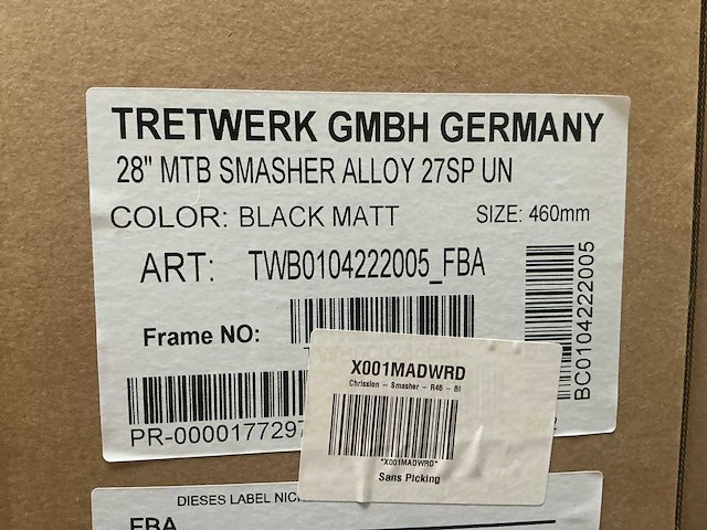Tretwerk smasher 28” mountainbike ongebruikt - afbeelding 8 van  8